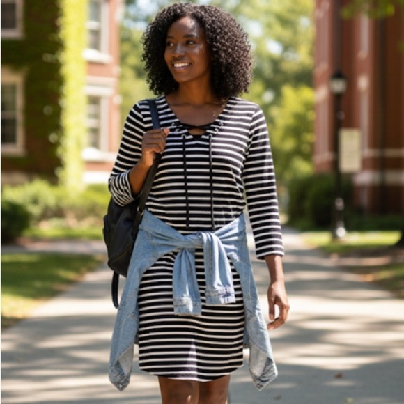 EUC Michael Michael Kors T-shirt Sheath Dress, Mini, Sz S, Stretchy, Cotton​​ - Picture 2 of 12